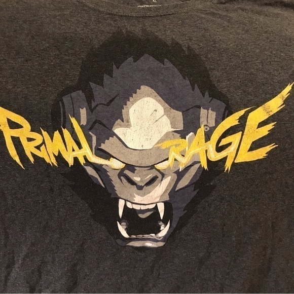 primal Rage XL T-shirt. Charcoal grey. - Picture 2 of 3
